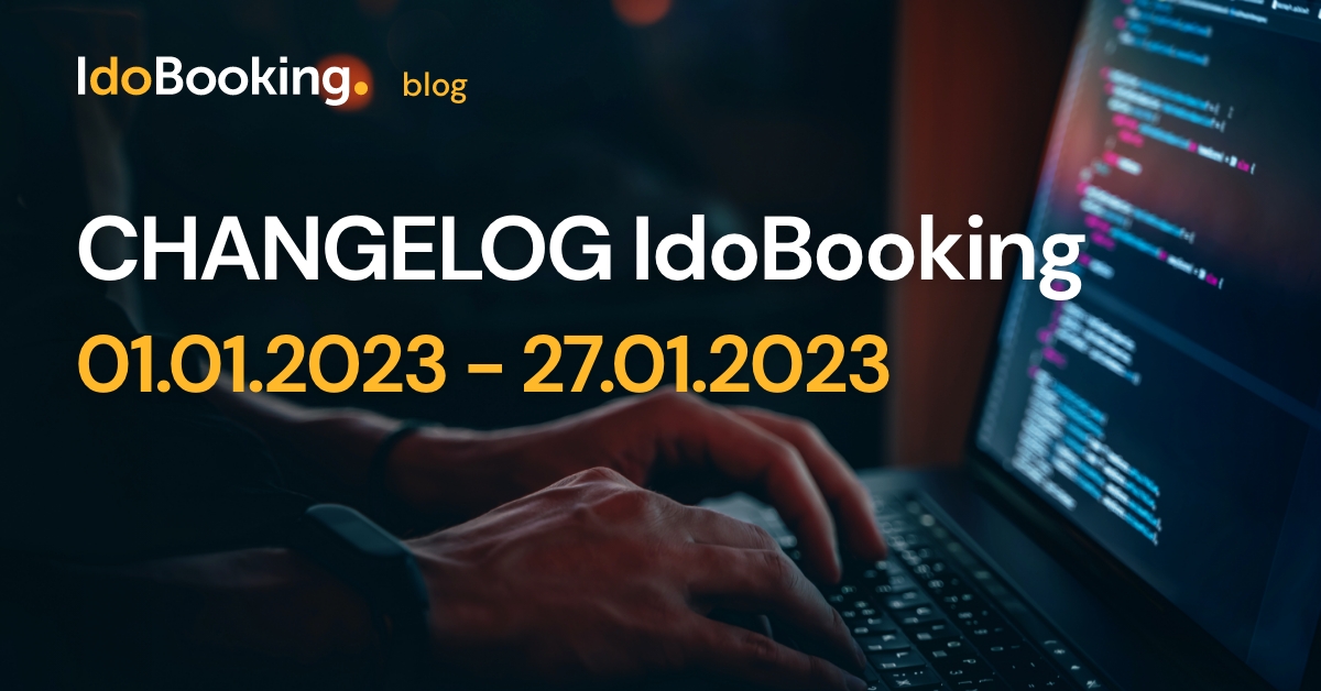 Changelog IdoBooking