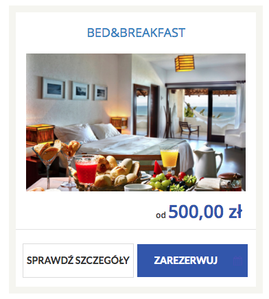 Boks promocyjny - podstawowy widok