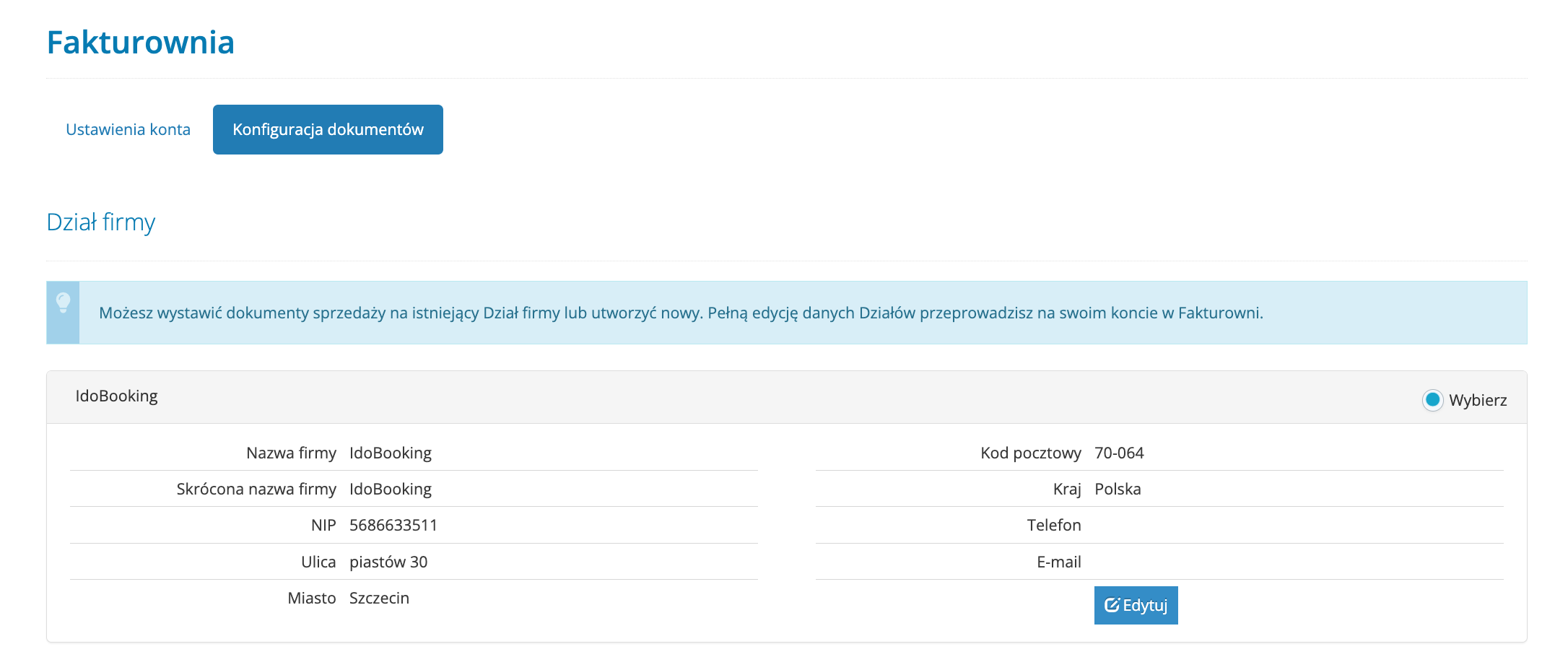 Integracja z Fakturownia.pl