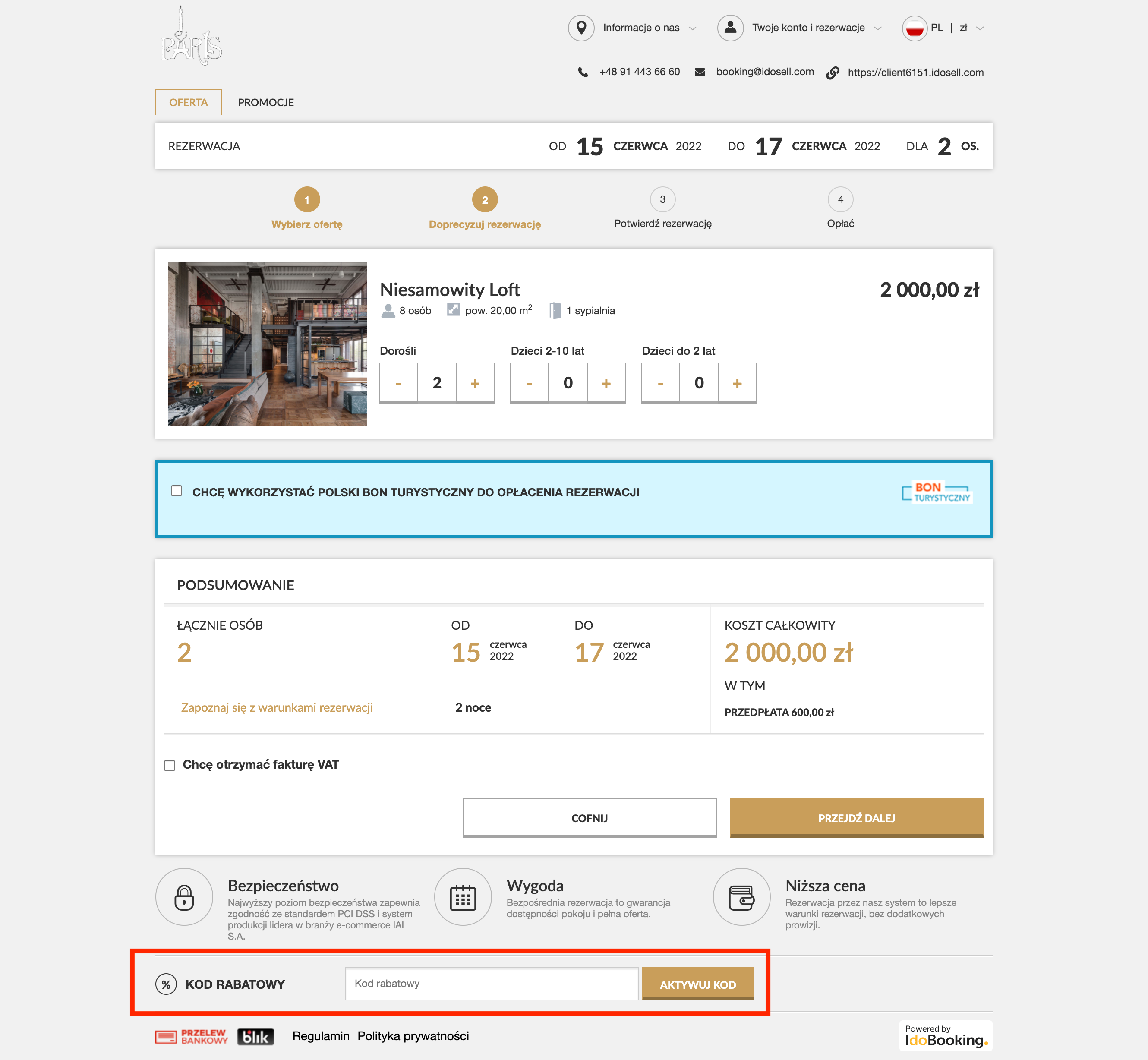 Kod rabatowy - Kod rabatowy