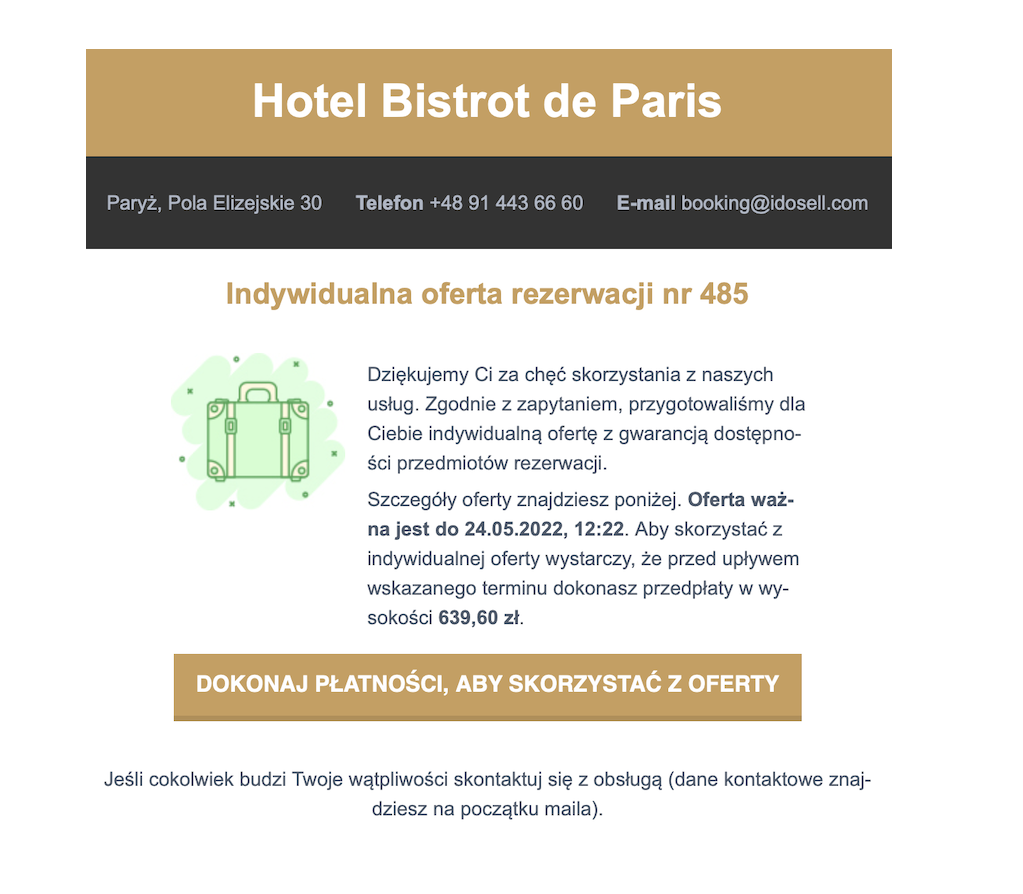 Indywidualna oferta - Indywidualna oferta