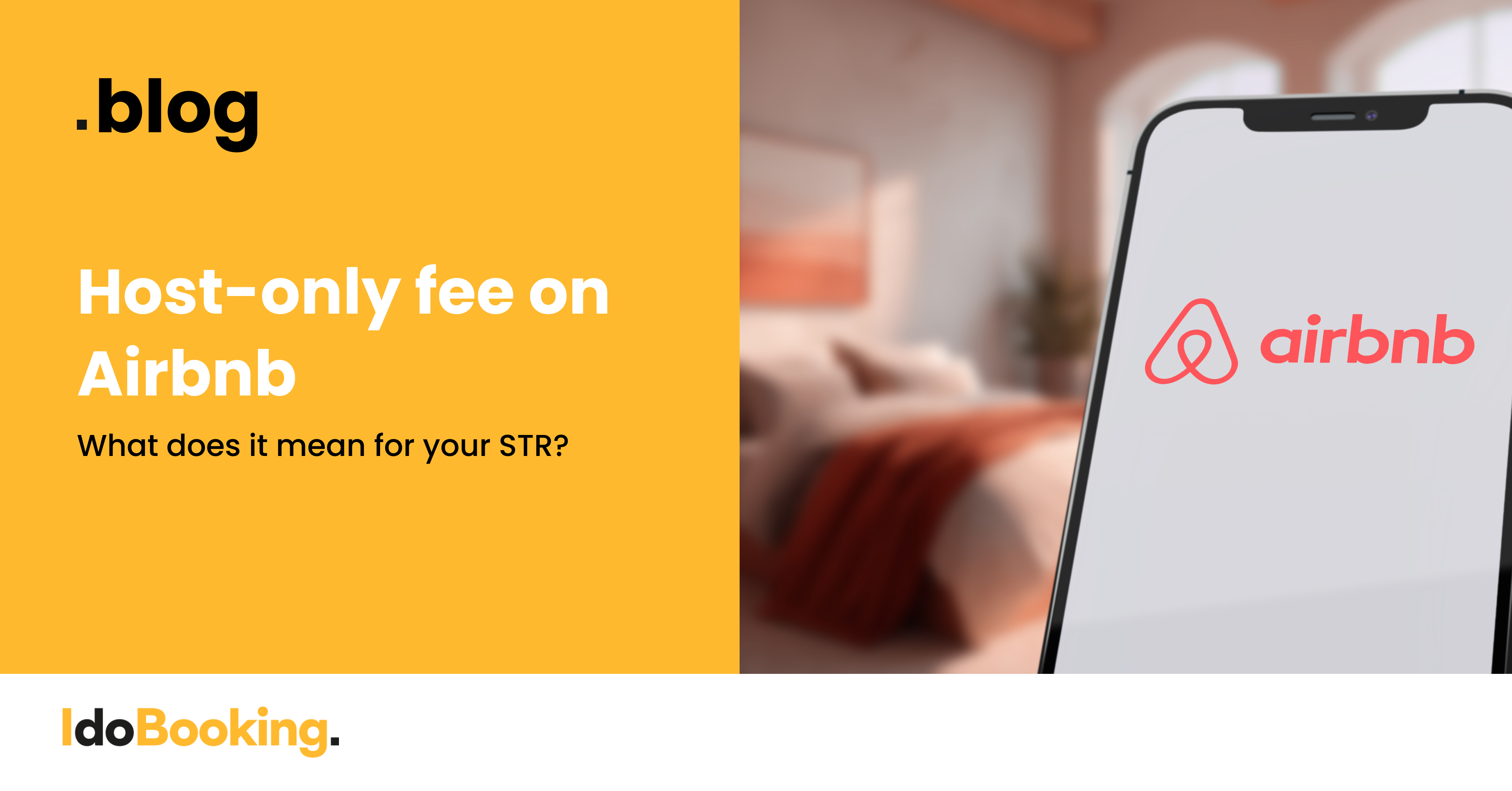 Host-only fee on Airbnb explained by IdoBooking